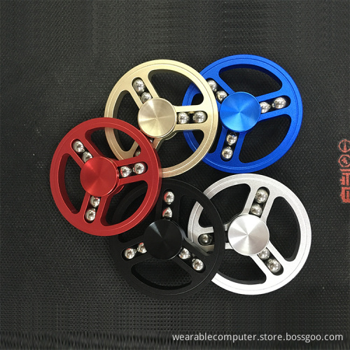 DIY Tri Fidget Spinner 360 Hand Finger Spinner Hybrid Rotation Bearing Spin Widget